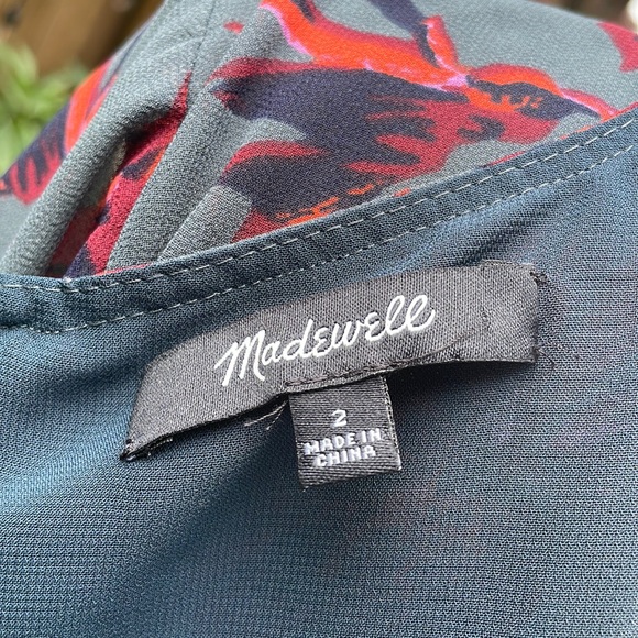 Madewell Sheer Ruffle Sleeve Mini Dress - Picture 12 of 13